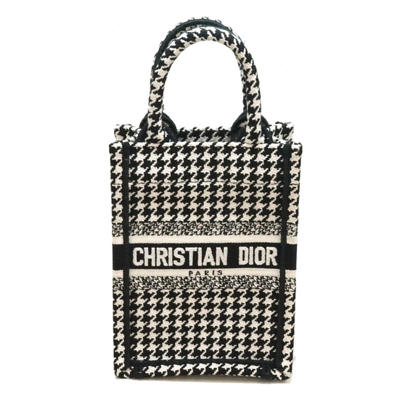 Dior Bag Tote  Christian Book Mini canvas Phone Black - Picture 1 of 10